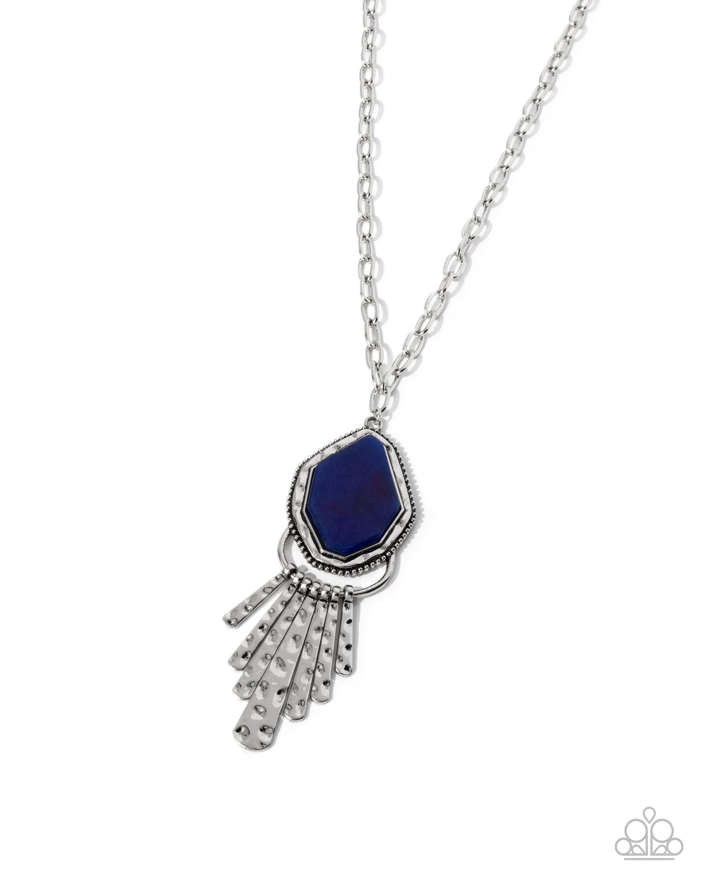 Stamped Statement - blue