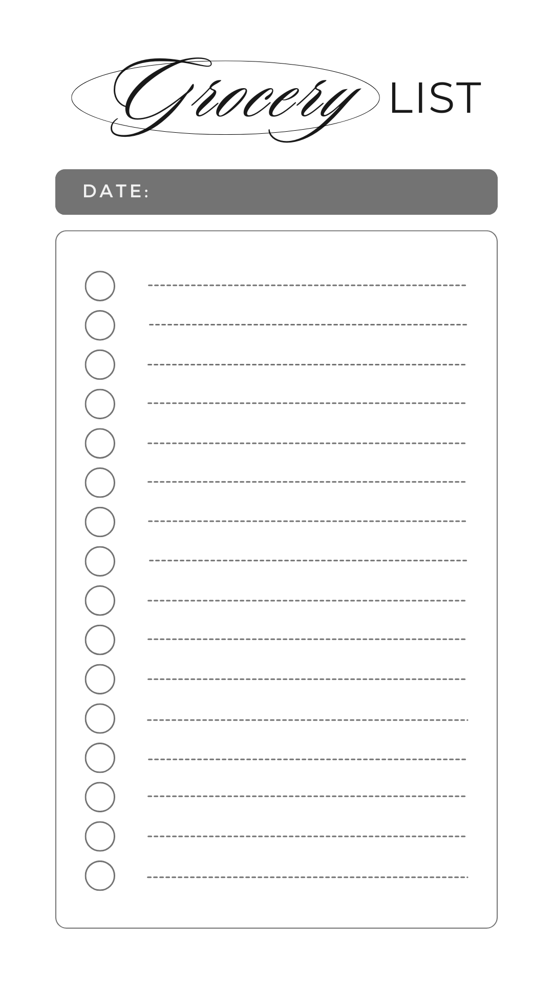 Lists Galore