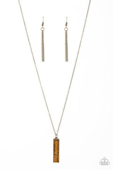 Set in GEMSTONE - brass