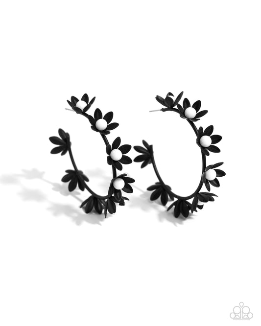 Flower Vine - Black