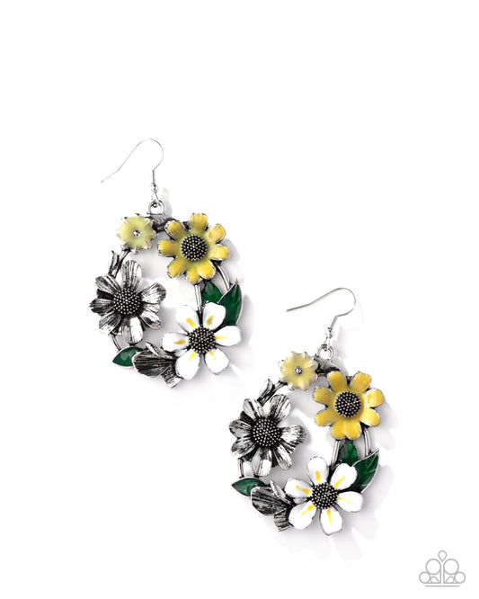 Wreathed Weekday - Yellow