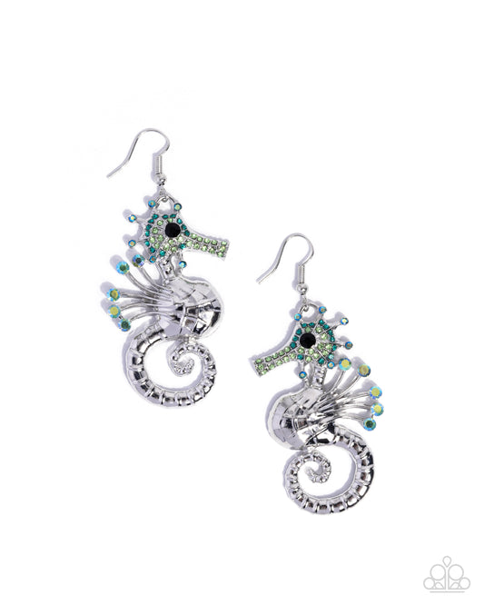 Sea Horse Shimmer - Green