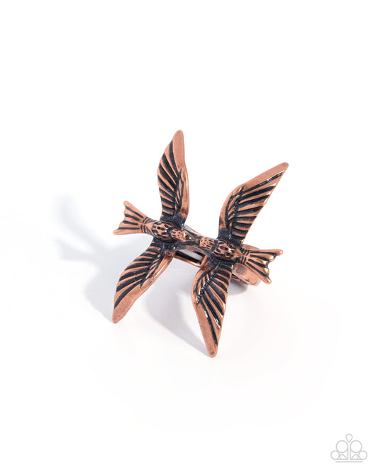 Free-Spirited Feathers - Copper