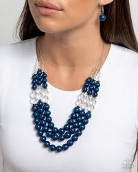 Speckled Statement- blue