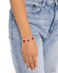 Embedded Elegance - red