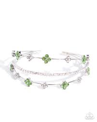 Layered Blooms - green